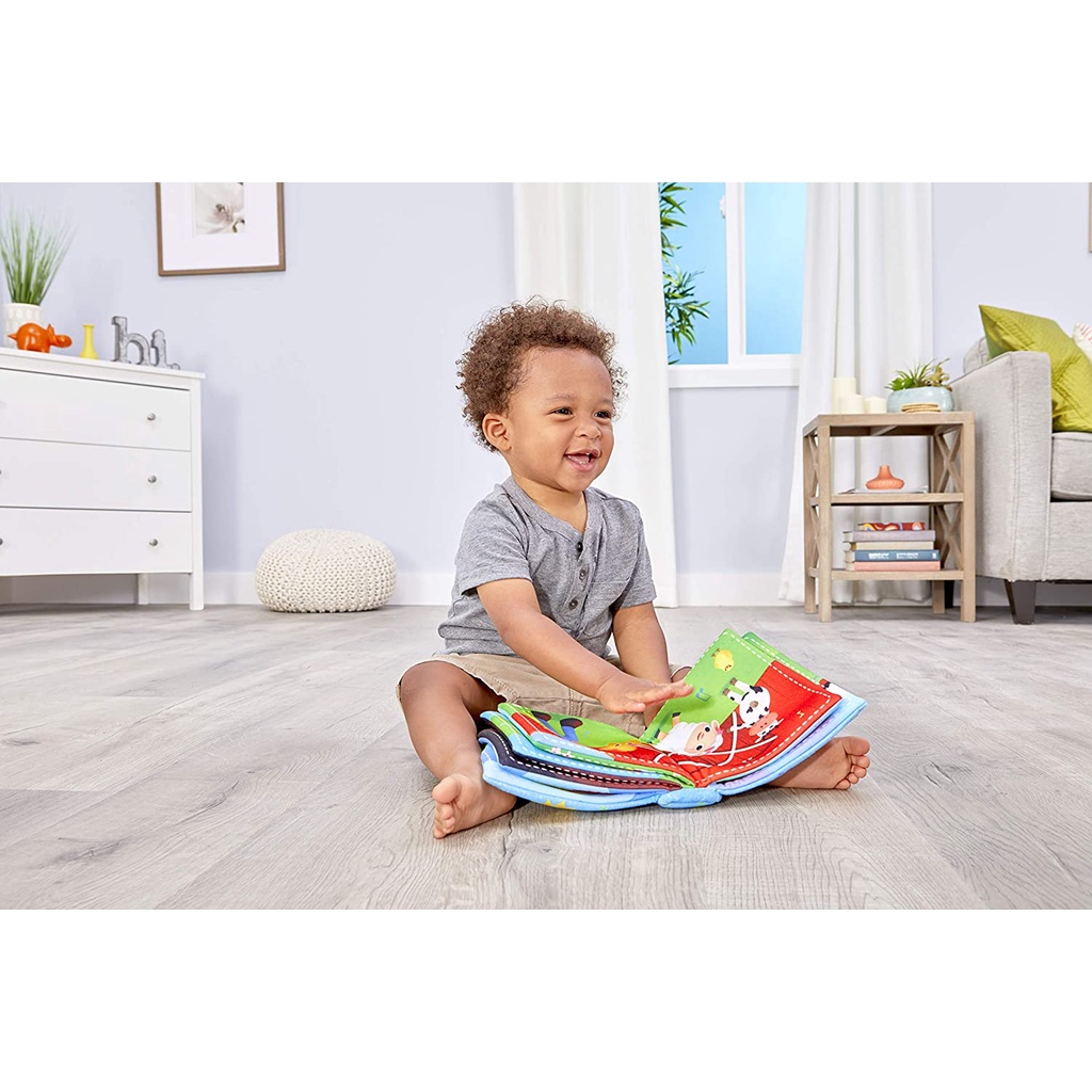 Sách nhạc và kể chuyện Little Tikes Little Baby Bum Singing Storybook dạy đếm, nhạc ABCs, Old MacDonald, 5 Little Ducks