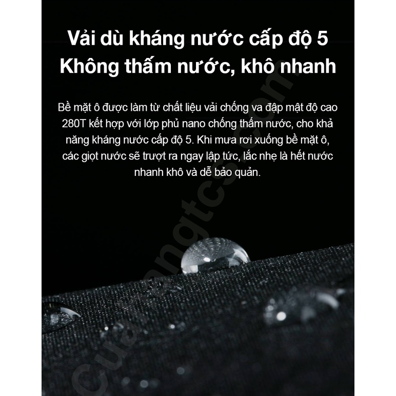 Ô mưa điện thông minh UREVO Electric Umbrella Xiaomi gấp tự động