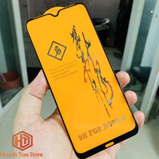 Cường lực redmi note 8 6D trong suốt FULL MÀN bảo vệ chống trầy xướt phụ kiện huỳnh tân store
