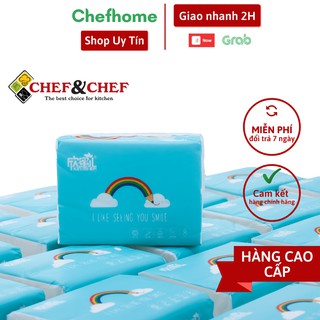 Thùng 30 gói Giấy cầu vồng làm từ bột gỗ, an toàn cho sức khỏe mọi người