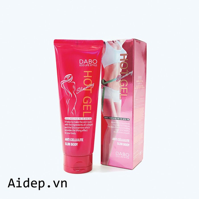 Kem tan mỡ bụng Dabo Hot Slimming Massage Gel Slimming