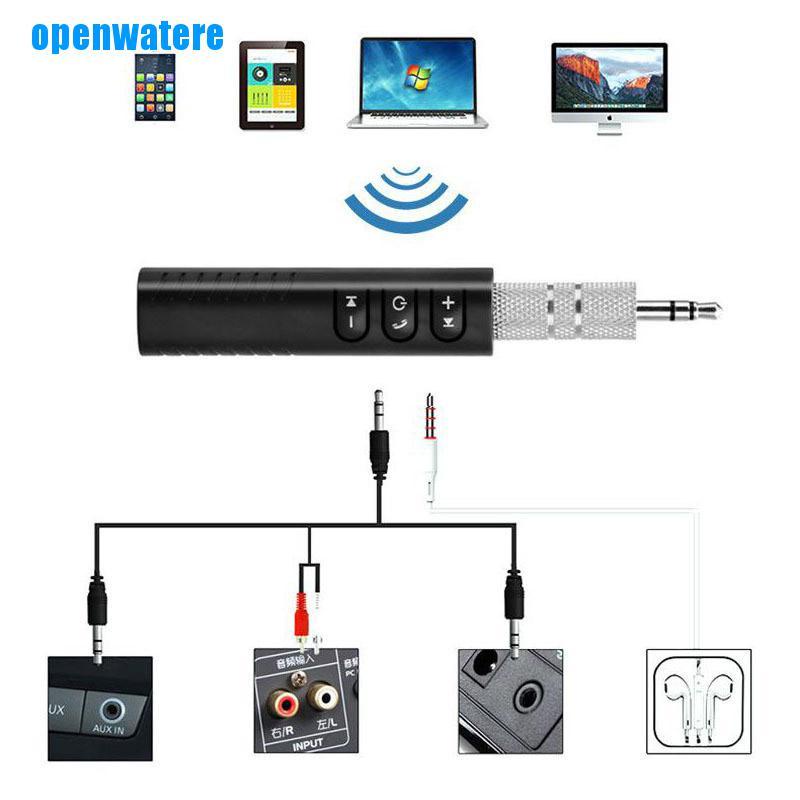 Thiết Bị Nhận Truyền Âm Thanh Bluetooth Không Dây Trên Xe Hơi 3.5 Aux