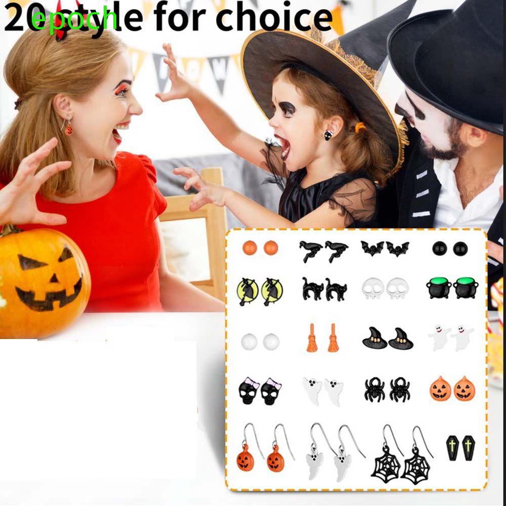 Epoch Khuyên Tai Hợp Kim Hình Đầu Lâu / Bí Ngô Phong Cách Cổ Điển Thời Trang Cho Nữ