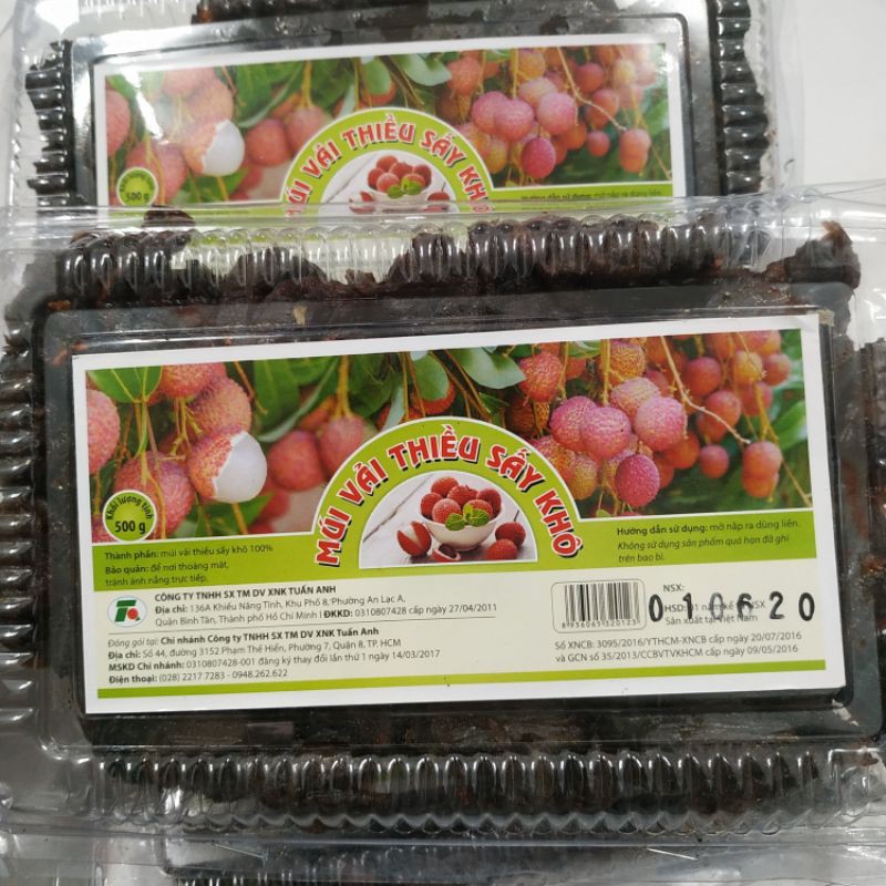 cơm vải thiều sấy khô - 100g - nấu nước sâm, nấu chè