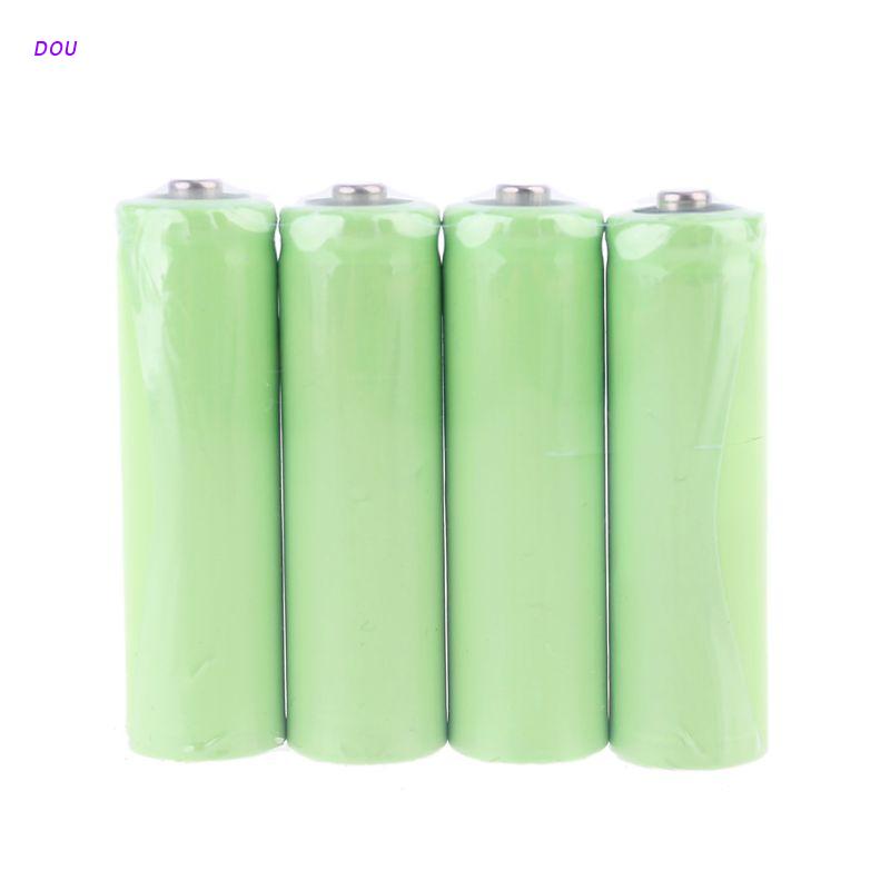 Bộ 4 pin giả hình trụ không nguồn điện AA thiết kế cố định