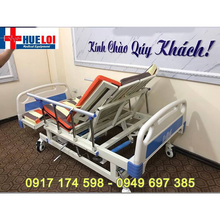 GIƯỜNG Y TẾ CÓ VỈA CHỐNG TRƯỢT CAO CẤP