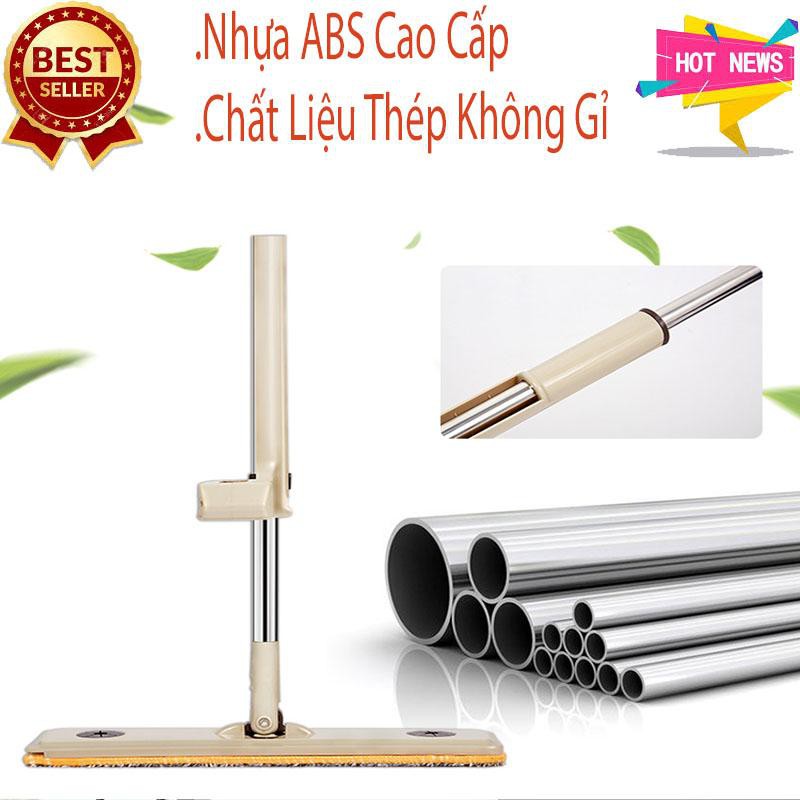 Cây Lau Nhà Tự Vắt Xoay 360 Độ Cực Sạch