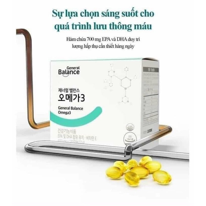 OMEGA-3 --Thực phẩm bảo vệ sức khỏe GENERAL BALANCE OMEGA-3