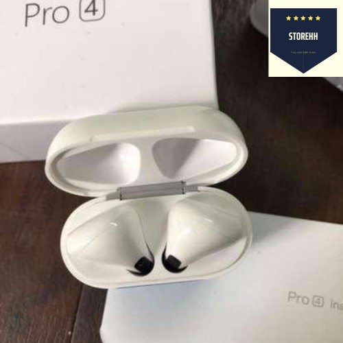 Tai nghe bluetooth Airpod Pro4 Phiên Bản Cao Cấp Cảm Ứng Bluetooth 5.0 Đổi Tên Định Vị Chuẩn thích hợp với ios và androi