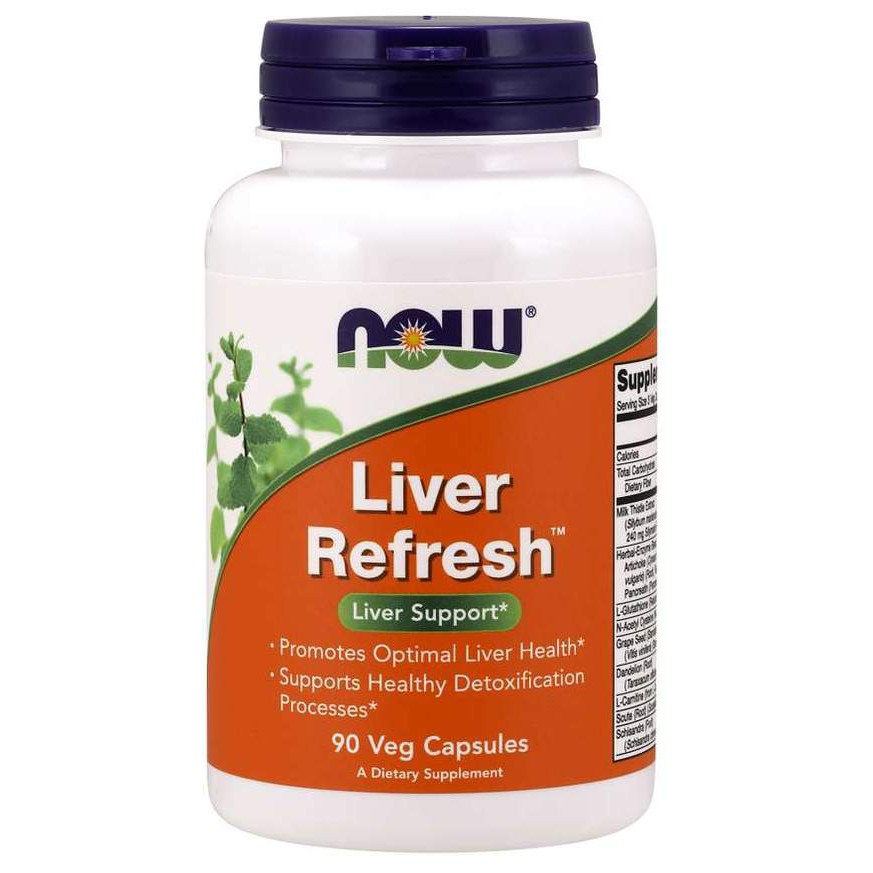 Thực Phẩm Bảo Vệ Sức Khỏe Liver Refresh™ - Hỗ Trợ Giải Độc Gan, Mát Gan Bổ Thận, Tăng Tiết Mật Chai 90 Viên