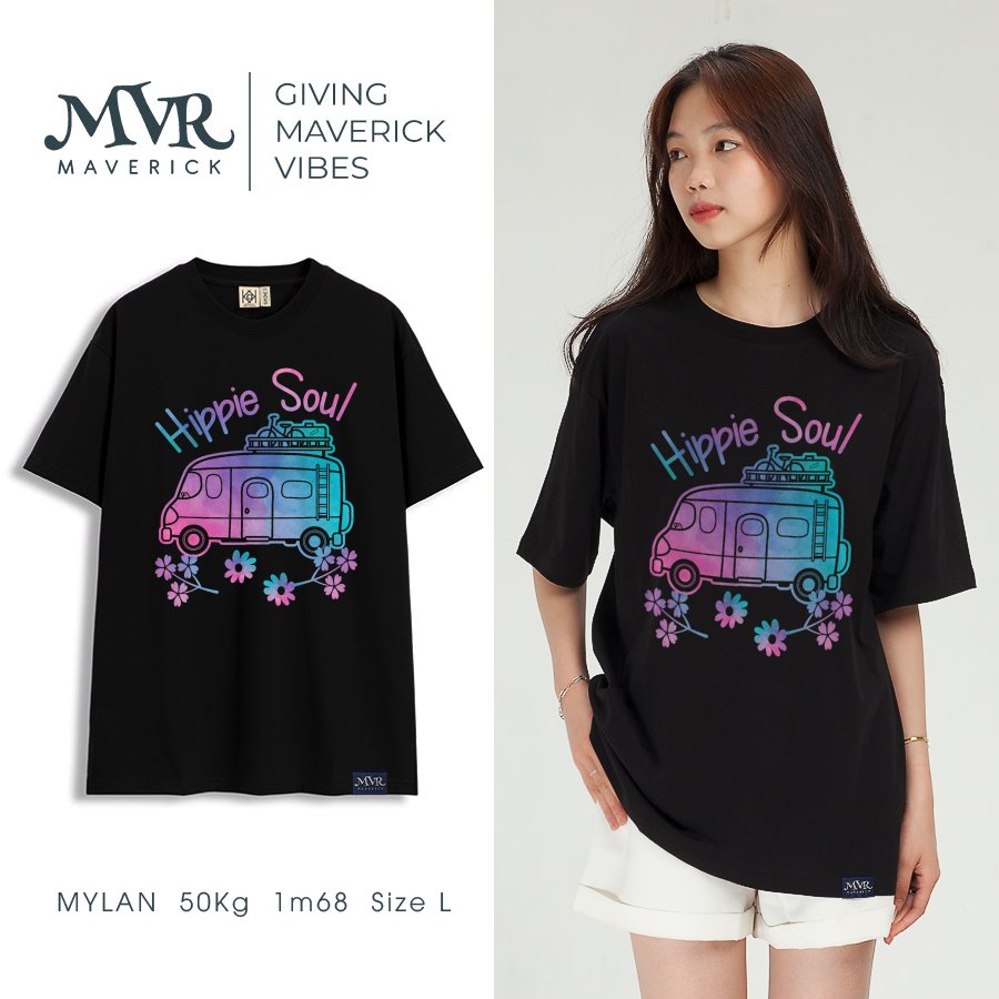 Áo Thun Unisex Cắm Trại Nam Nữ Cổ Tròn Hình In Lều Hoa Màu Loang Vintage Phong Cách TieDye Brand MVR KK729