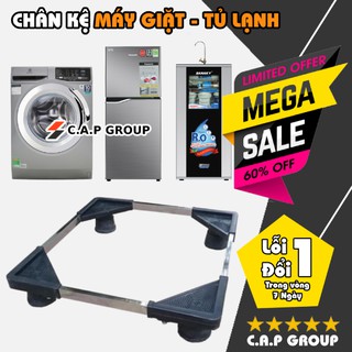 Kệ máy giặt chân dệt, chân đế máy giặt kê tủ lạnh đế tủ chống rung ( Máy giặt từ 6- 9 Kg. tủ lạnh từ 90L- 290L )