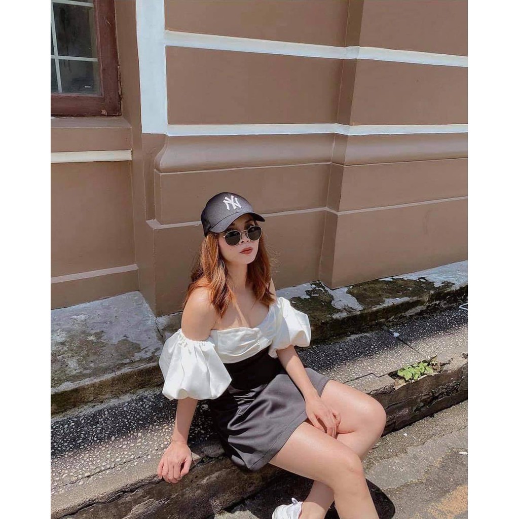 ĐẦM RỚT VAI CÁCH ĐIỆU NƠ NGỰC - SY DRESS | BigBuy360 - bigbuy360.vn