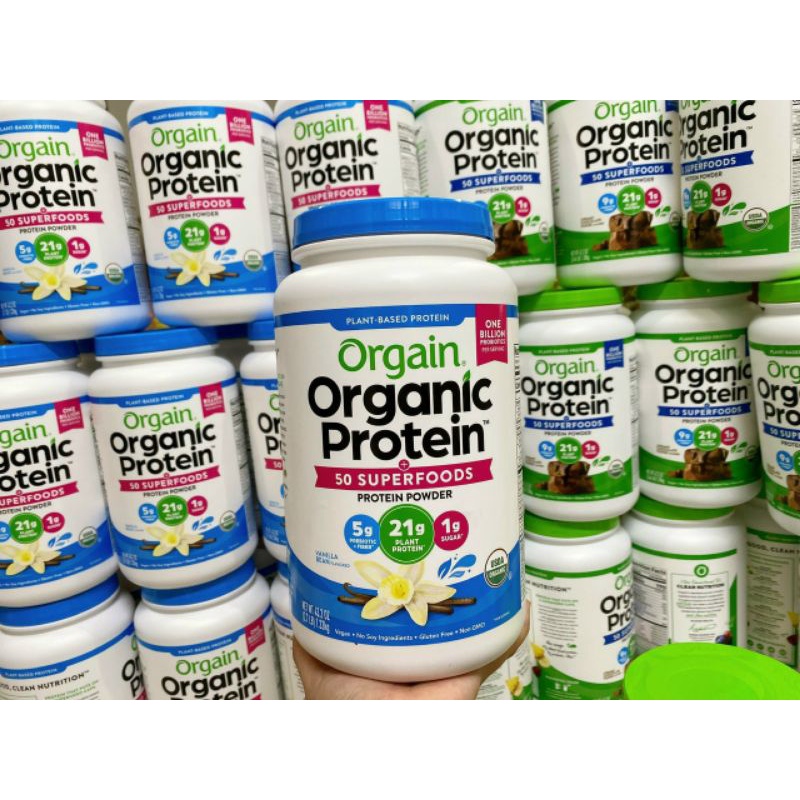 Bột Đạm Thực Vật Hữu cơ của Mỹ ORGAIN Organic Protein & Superfoods