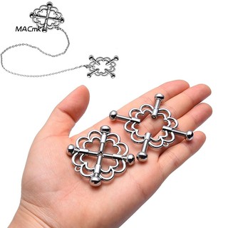 Cặp khuyên xỏ đầu ti bằng kim loại có thể điều chỉnh dùng cho ngưới lớn
