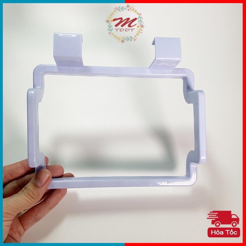 Khung treo túi rác sau cửa, móc treo khăn - MTDDT