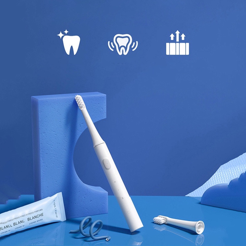 Bàn chải điện Xiaomi Mijia T100 - Bàn Chải Đánh Răng Mijia T100 - Bàn Chải Điện Cao Cấp - Kháng Nước IPX7 - Chính Hãng