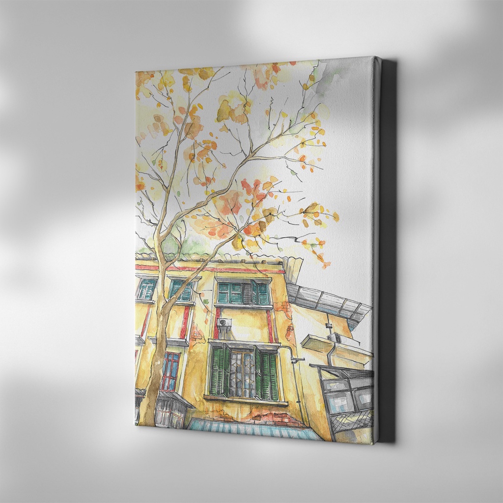 Tranh treo tường Góc phố Hà Nội | Soyn HN08