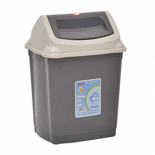 Thùng rác nắp lật - Song Long - Shop giao màu ngẫu nhiên