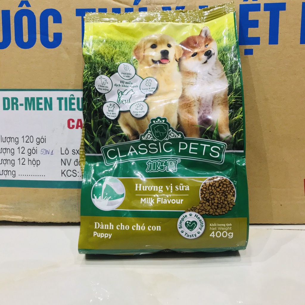 Classic Pets Puppy 400G - Thức Ăn Chó Con Vị Sữa