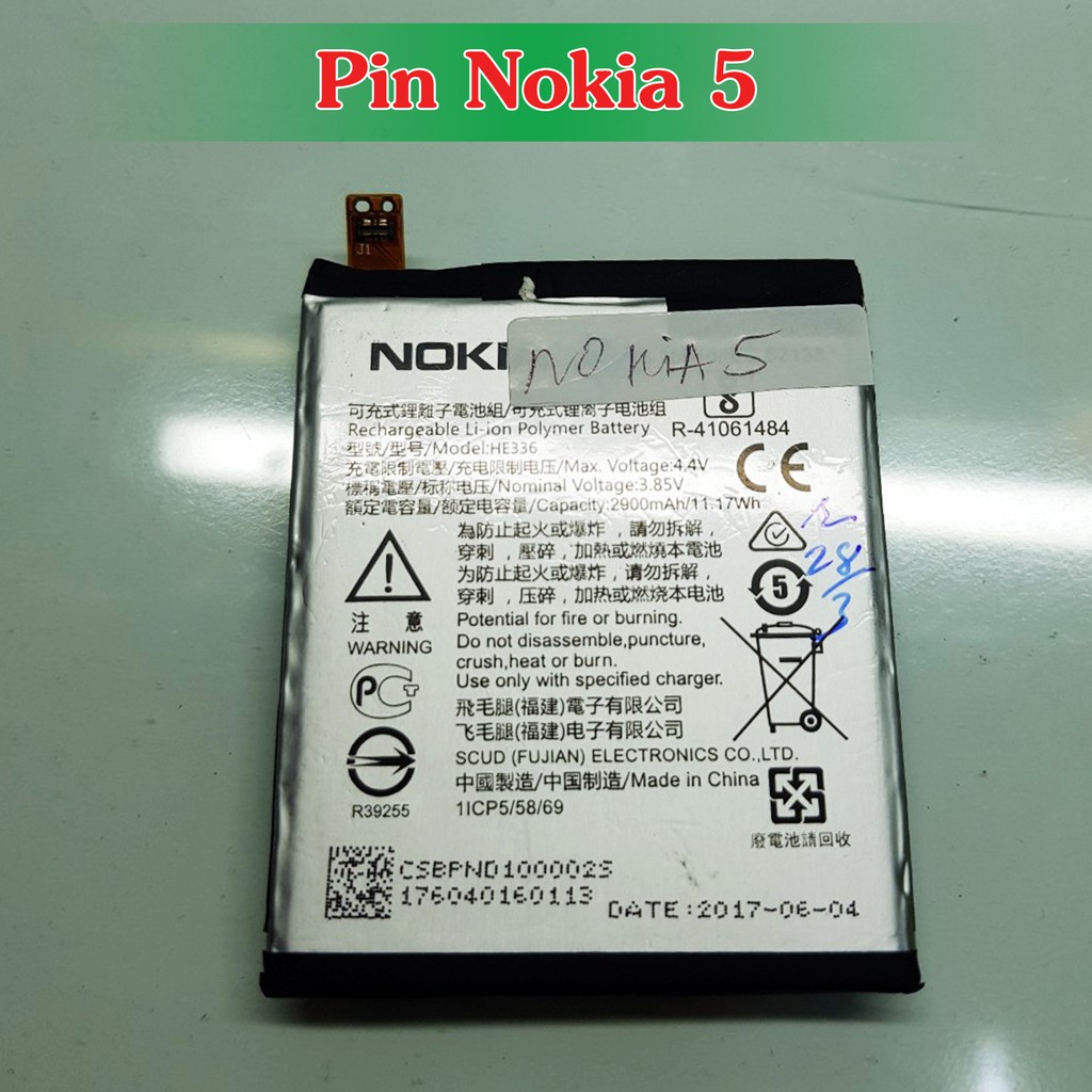 Pin Nokia 5