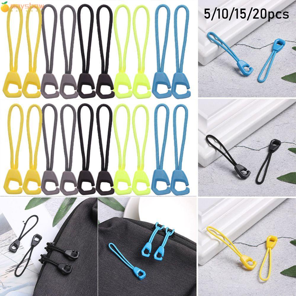 Set 5/10/15/20 dây gắn khóa kéo 5 màu tùy chọn chất lượng cao dùng cho balo túi xách