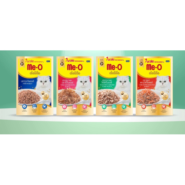 Pate dinh dưỡng Me-O Delite cho mèo gói 70g