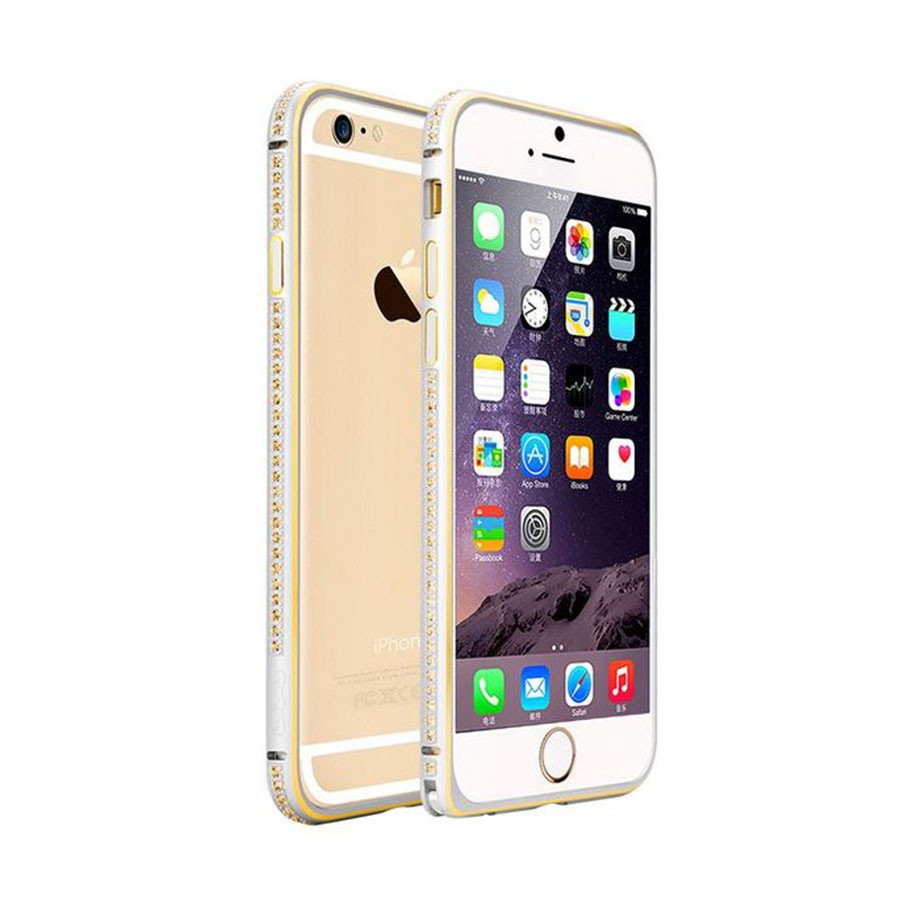 Ốp viền iphone 6plus /6s plus coteetci đính đá
