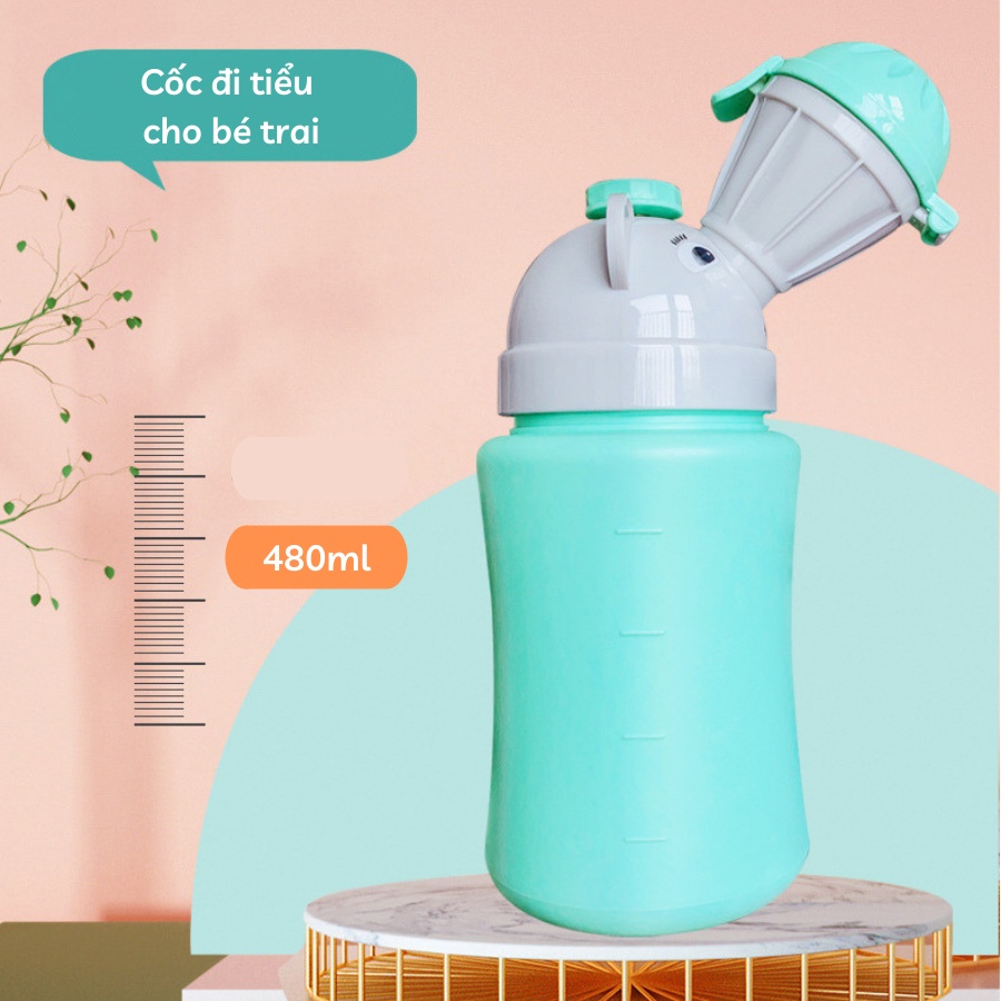 Cốc Đi Tiểu Mini Khẩn Cấp Cho Bé Trai YOOTA BABY 480ml Tiện Dụng Khi Đi Chơi, Đi Du Lịch