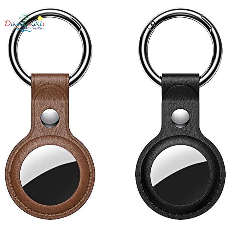 Phiên Bản Nâng Cấp Mới Với Móc Khóa Bằng Da Pu Sang Trọng Phù Hợp Với Apple Air Tag (2 Gói)