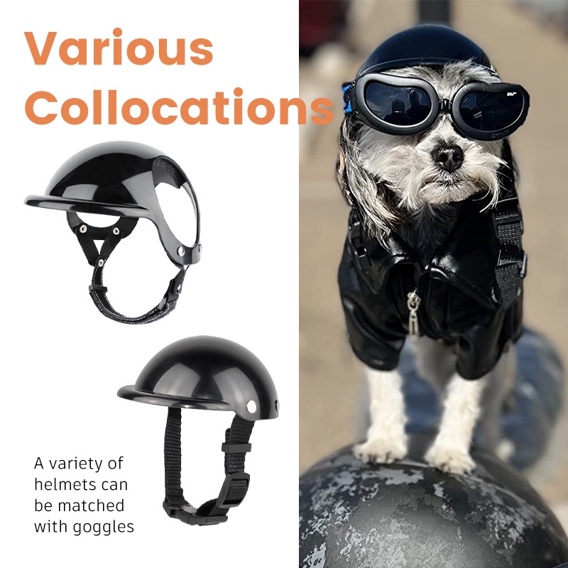 HamshMoc Kính Bảo Vệ Mắt Chống Gió Chống Sương Mù Chống Tia UV Dành Cho Thú Cưng