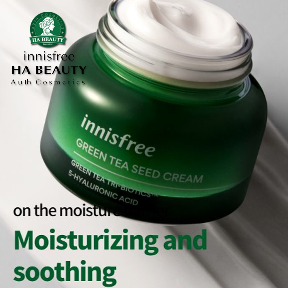 Kem dưỡng ẩm trà xanh chống lão hóa innisfree Green Tea Seed Cream 50 mL