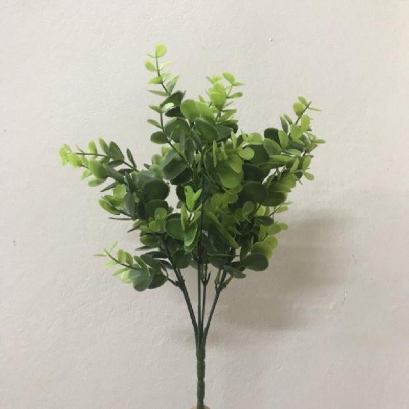 Cây giả cành lá cỏ ngâu to lá giả trang trí nhà cửa bền đẹp