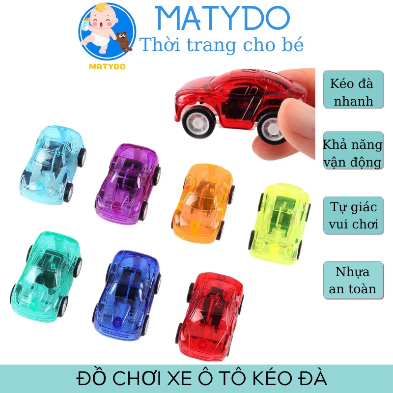 Xe ô tô đồ chơi cho bé đồ chơi trẻ em xe chạy đà cho bé rèn luyện khả năng vận động DC009