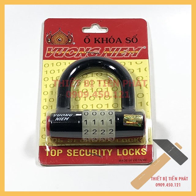 Ổ Khóa 4 Số ,Dạ Quang, Hình Chử U, Chống Trộm Vương Niệm,Thay Đổi Mật Khẩu Tùy Ý Cao Cấp