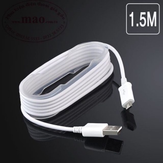 Cáp sạc Ss Micro USB 1.5m hàng chuẩn xịn
