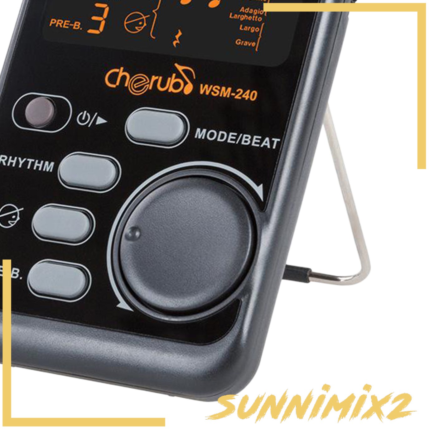 Máy Đo Nhịp Kỹ Thuật Số Sunnimix2 Màn Hình Lcd Kỹ Thuật Số Cho Trống / Guitar / Vĩ Cầm