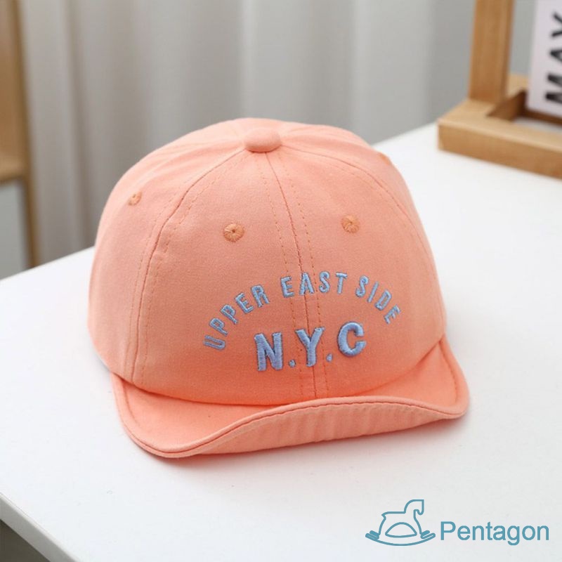 Mũ Lưỡi Trai Thêu Chữ Chống Nắng Dành Cho Bé Trai Và Bé Gái