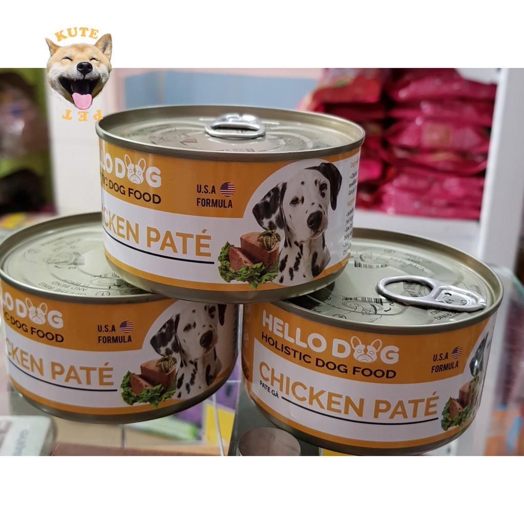 Pate Hello Dog cho chó hộp 190gram