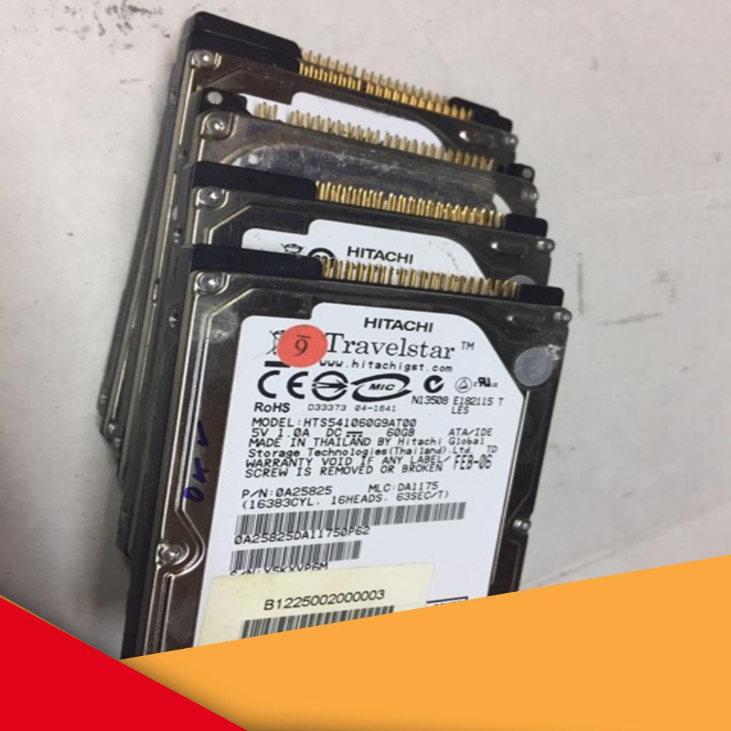Ổ Cứng Hdd Laptop 40G-60Gb chuẩn ATA cũ