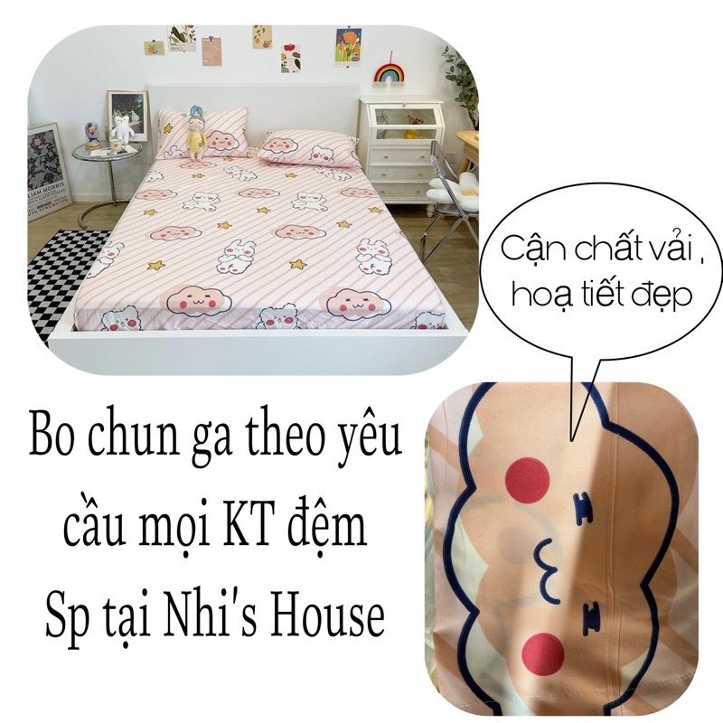 Set ga gối cotton poly nhập khẩu vải mềm , mịn, không phai màu, không xù lông | BigBuy360 - bigbuy360.vn
