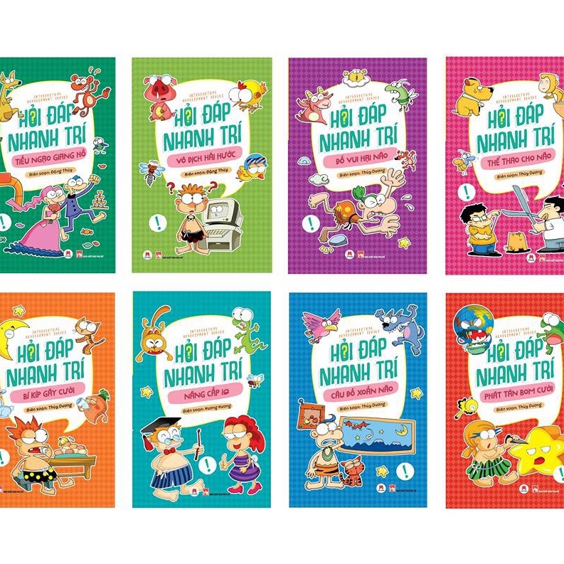Sách - Hỏi Đáp Nhanh Trí (Bộ 8 Cuốn) - nguyetlinhbook