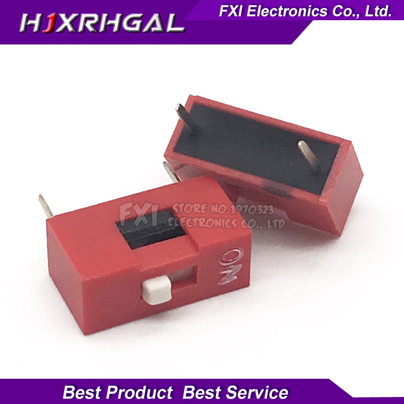 Set 10 Mô Đun Công Tắc 1-Bit 2.54mm 1 Vị Trí Mới