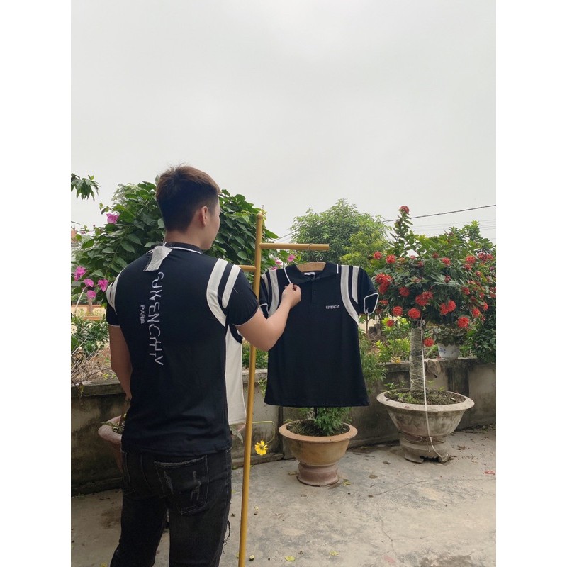 Áo polo gvc đen trắng(video) | BigBuy360 - bigbuy360.vn