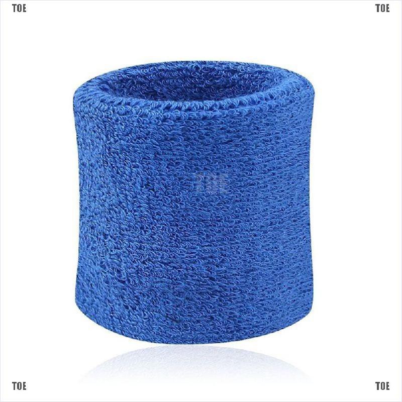 Set 2 Băng Đeo Cổ Tay Thấm Hút Mồ Hôi Khi Chơi Tennis / Cầu Lông / Bóng Đá