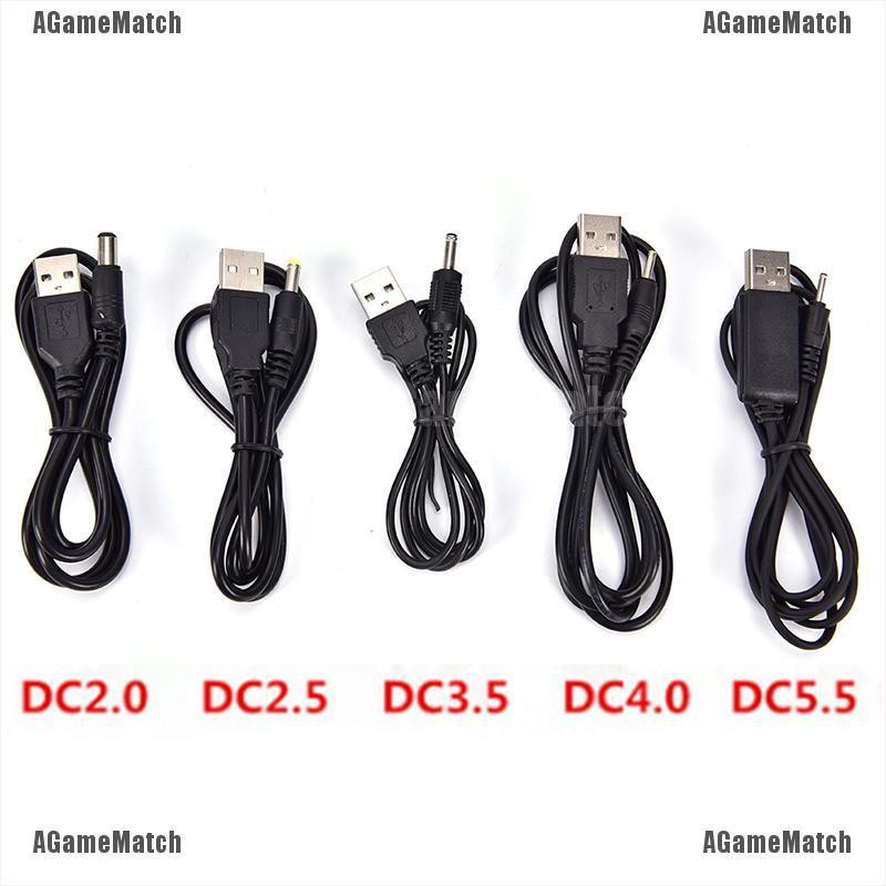 Dây Cáp Sạc Đầu Usb-a Sang 2.0-5.5mm Dc 5v