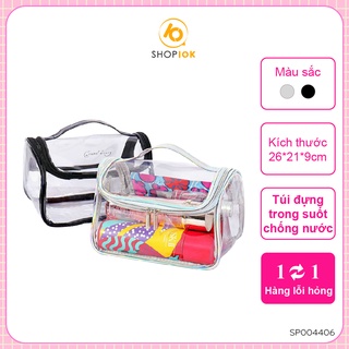 Túi đựng mỹ phẩm, túi du lịch travel trong xuốt tiện dụng - SP004406