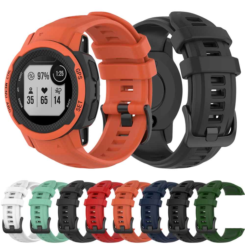Dây Đeo Silicone Thay Thế Cho Đồng Hồ Thông Minh Garmin Instinct 2S Solar/Surf/Camo/Standard