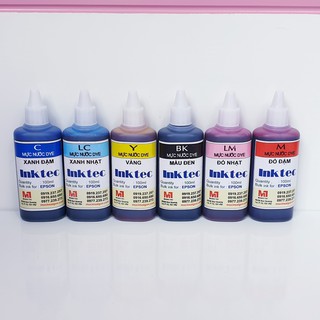 Mua Mực in epson inktec Hàn quốc 100ml - Mực nước dùng cho máy in phun màu Epson T50 / T60 / L310 / L800 / L1800...