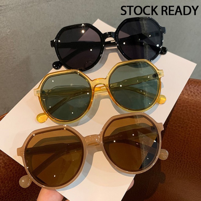 Kính râm gọng tròn chống tia uv400 phong cách hàn quốc thời trang cho nam và nữ